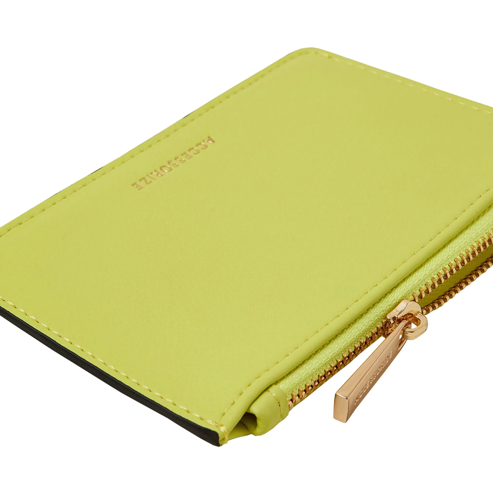 Accessorize London Women's Light Green Classic Card Holder