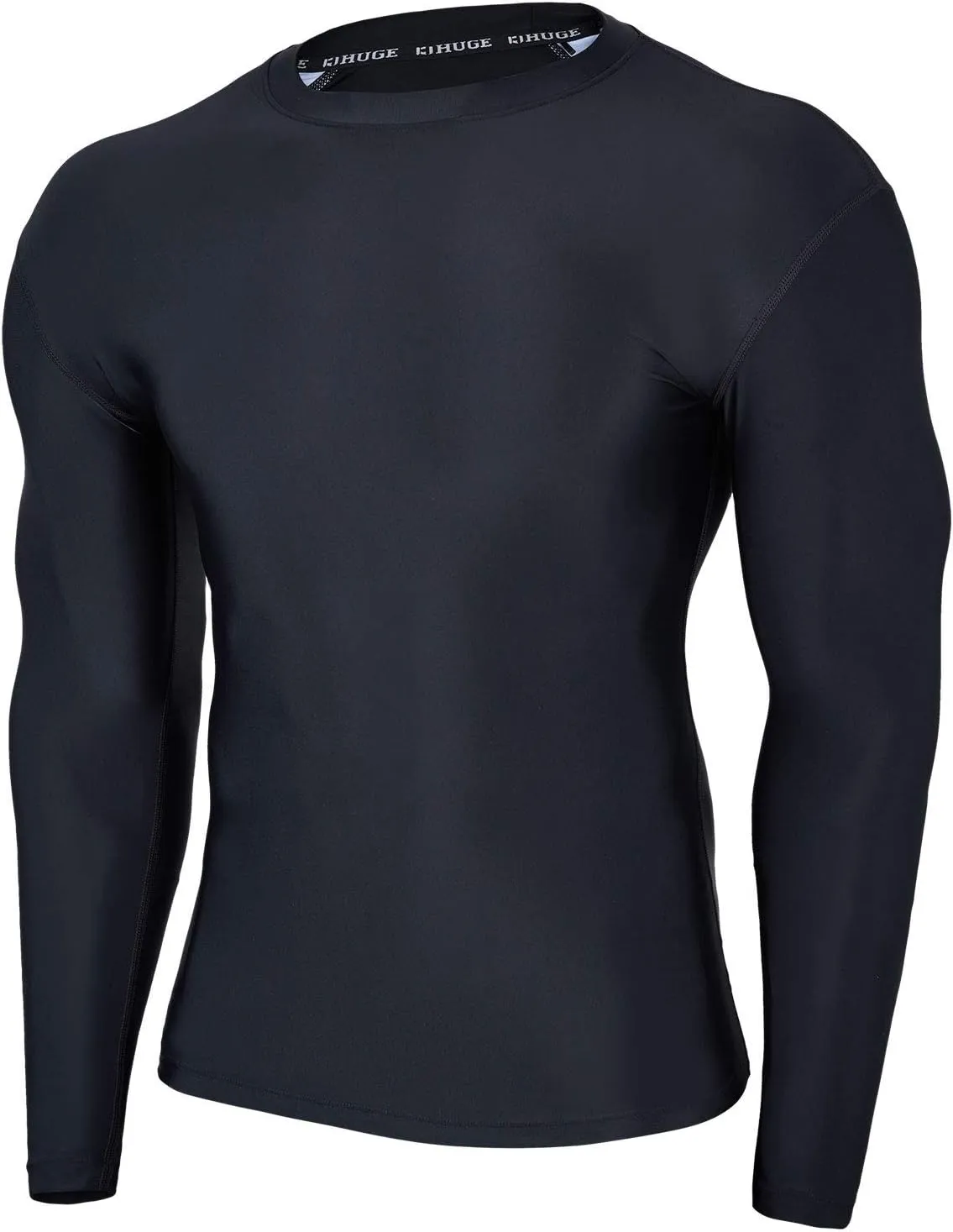 ADOREISM Men's Rash Guard Long Sleeves UPF 50  Sun Protection Compression Swim Shirts for Men