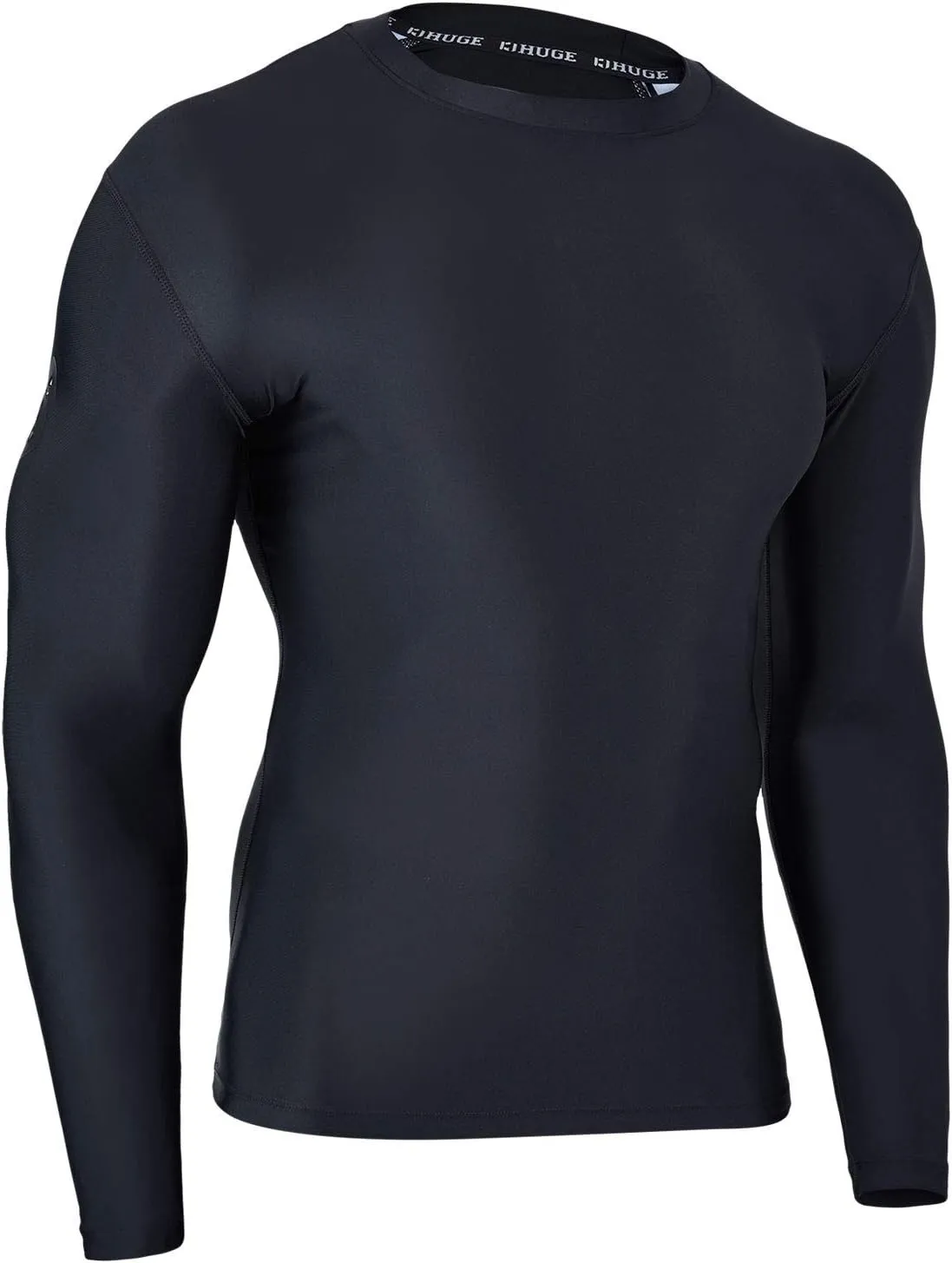 ADOREISM Men's Rash Guard Long Sleeves UPF 50  Sun Protection Compression Swim Shirts for Men