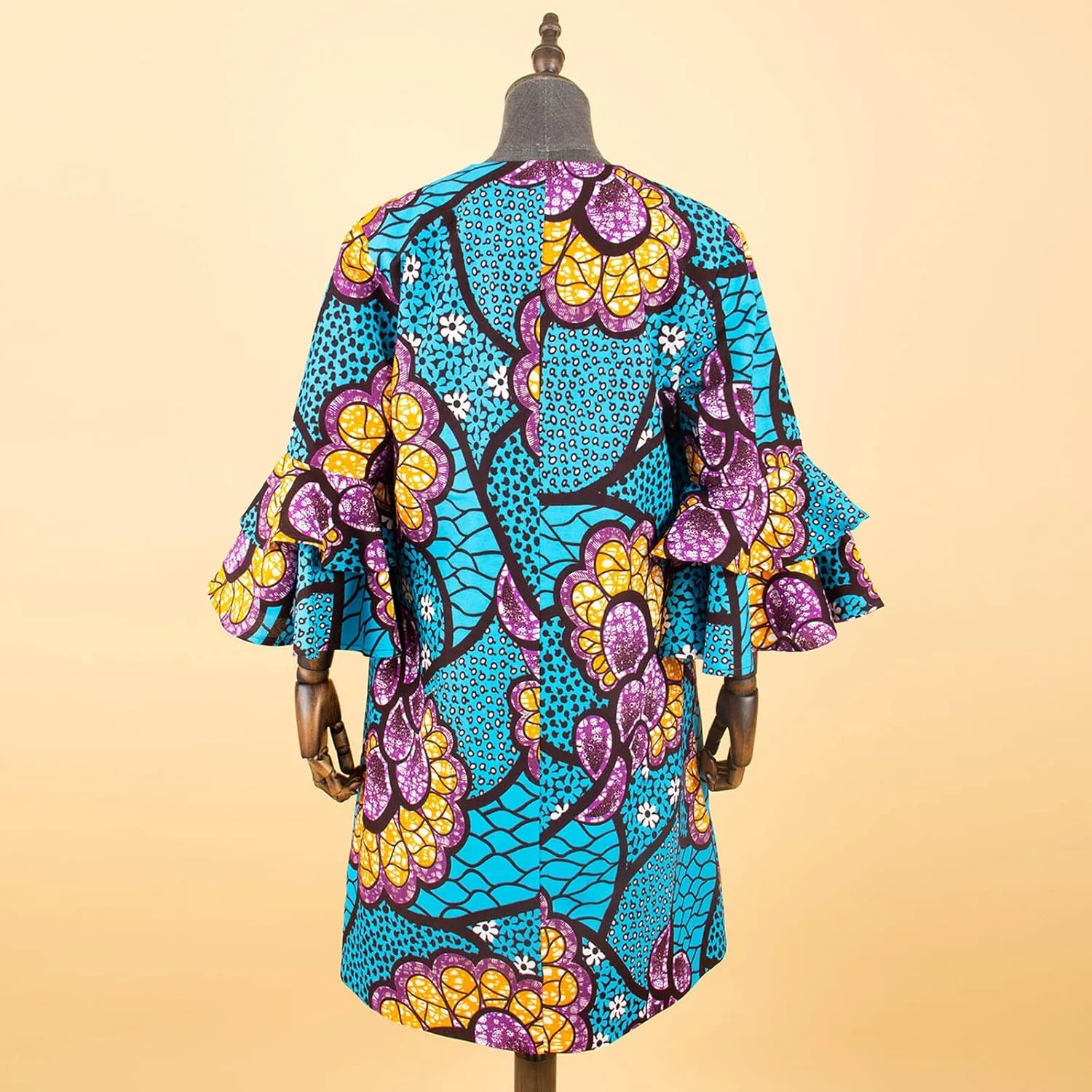 African Women Coat Ankara Print Long Jacket Tops Wax Dashiki Clothes