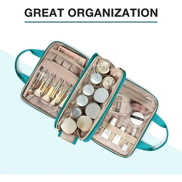 BAGSMART - Toiletry Bag Hanging Travel Makeup Organizer