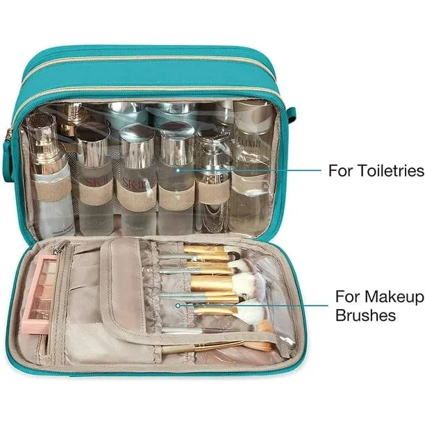 BAGSMART - Toiletry Bag Hanging Travel Makeup Organizer