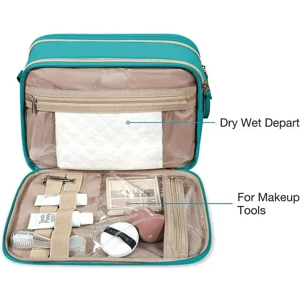 BAGSMART - Toiletry Bag Hanging Travel Makeup Organizer