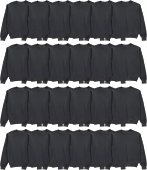 BILLIONHATS Mens Crewneck Sweatshirts in Bulk, Cotton, Wholesale Screenprinting Sweat Shirts For Men, Layer Shirt