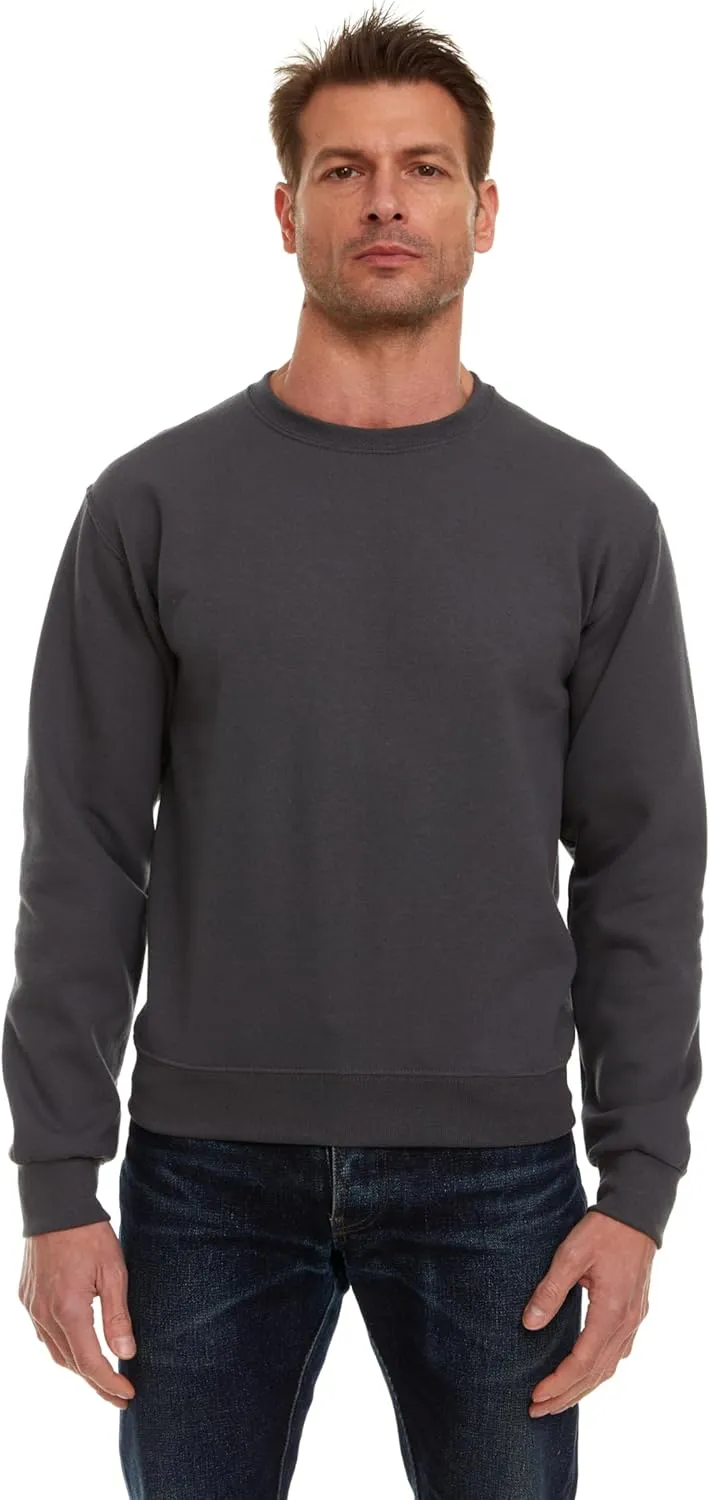 BILLIONHATS Mens Crewneck Sweatshirts in Bulk, Cotton, Wholesale Screenprinting Sweat Shirts For Men, Layer Shirt