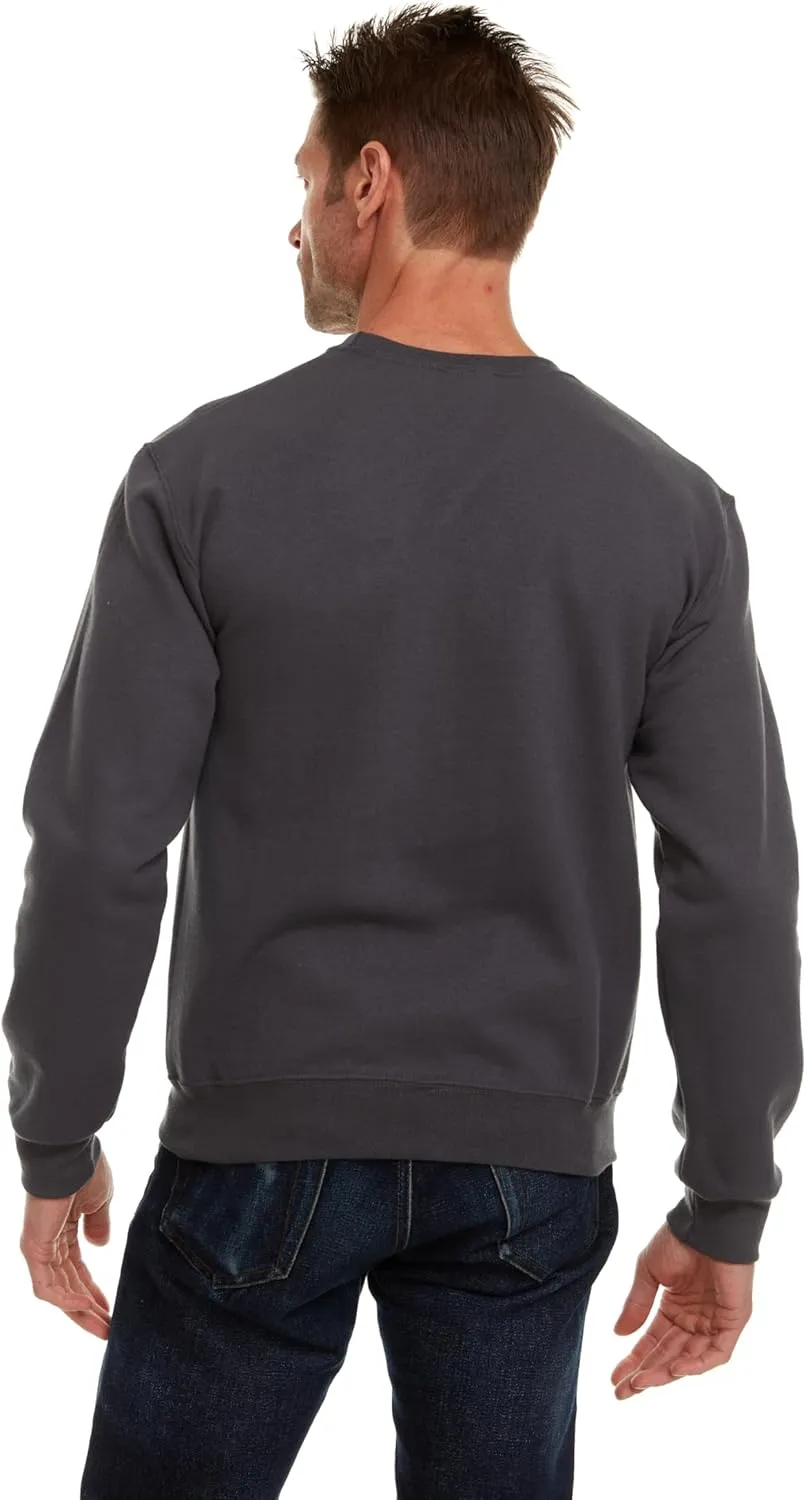 BILLIONHATS Mens Crewneck Sweatshirts in Bulk, Cotton, Wholesale Screenprinting Sweat Shirts For Men, Layer Shirt