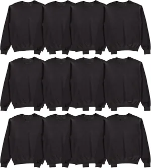 BILLIONHATS Mens Crewneck Sweatshirts in Bulk, Cotton, Wholesale Screenprinting Sweat Shirts For Men, Layer Shirt