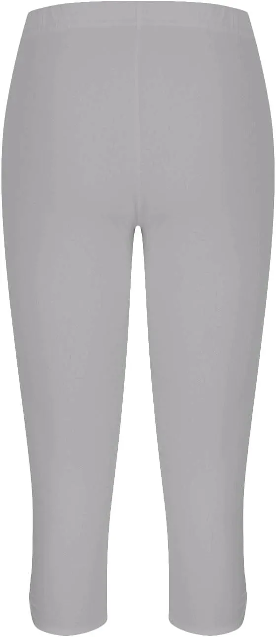 Capri Leggings for Women Summer Dressy Cropped Workout Yoga Leggings Stretch Pants High Waist Gym Compression Capris