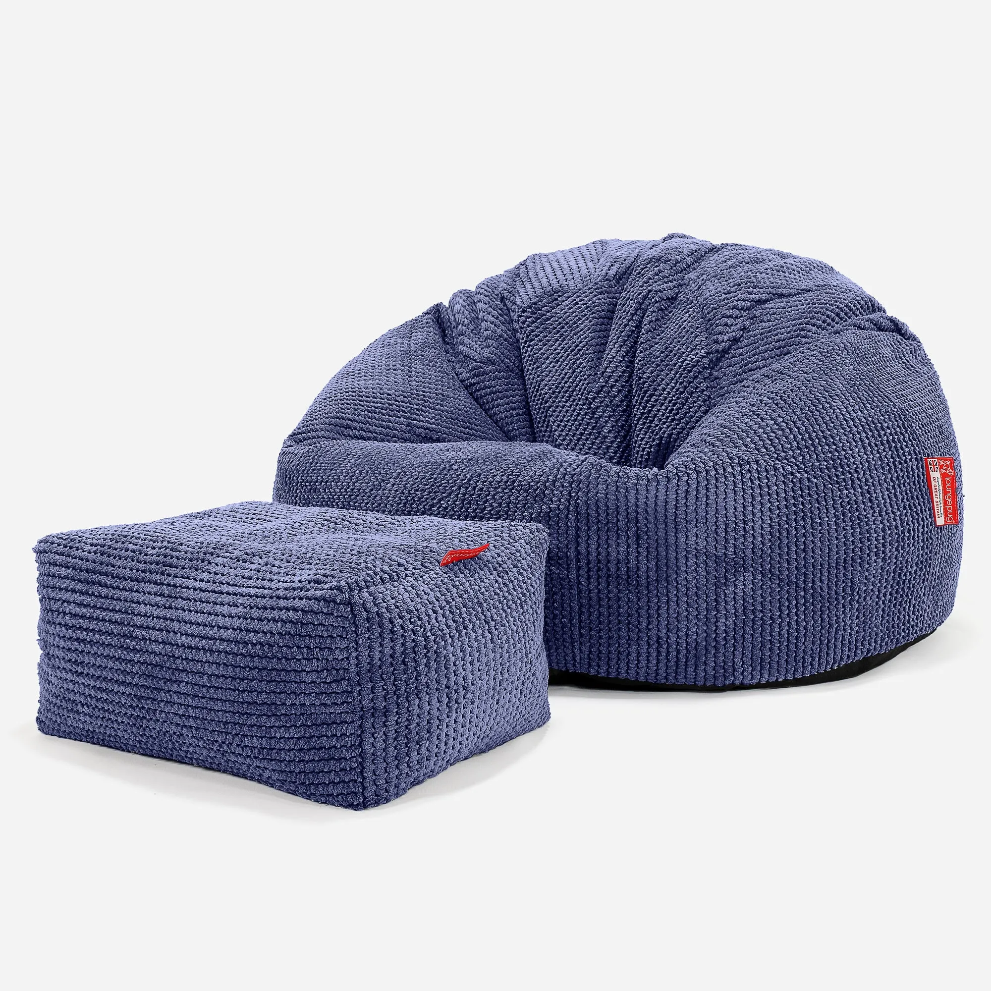 Classic Bean Bag Chair - Pom Pom Purple
