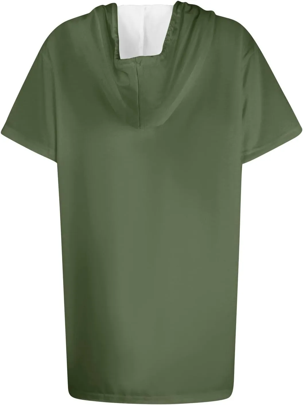 COTECRAM Womens Summer Oversized Hoodies Short Sleeve Casual Shirts Fashion Tunic Tops Lightweight Pullover with Pockets