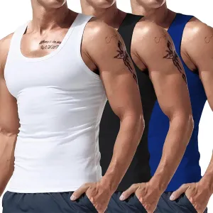 Crewneck Sweatshirts Women Color Slim Fit Summer Fitness Sports 3pc Vest Moisture Wicking Muscle Sleeveless Shirts