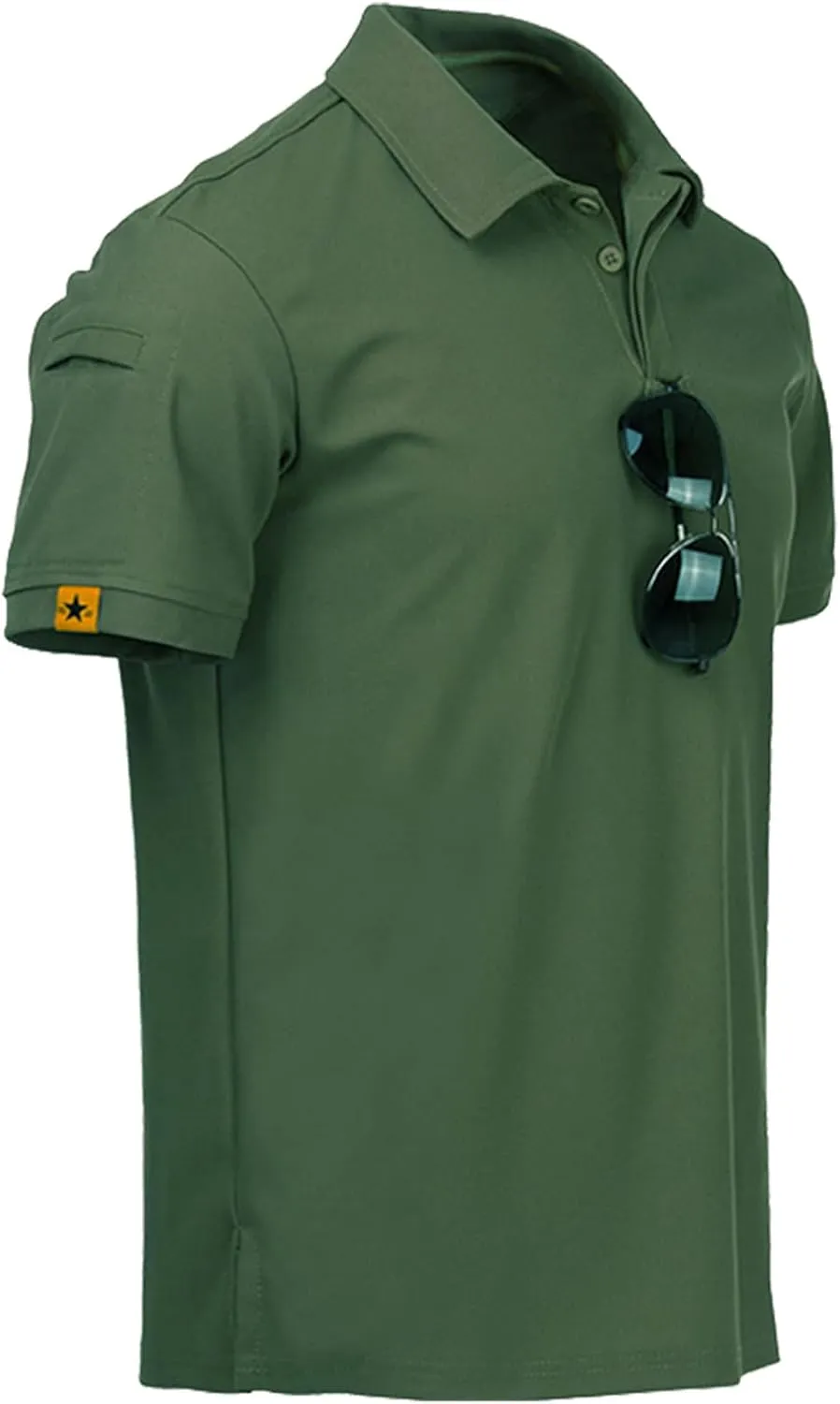 disi Mens Polo Shirts Quick-Dry Cool Short Sleeve Sports Casual Tennis Golf Shirt for Men