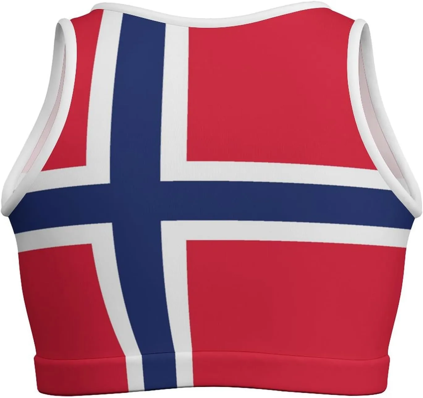 Ecuador Flag Basic Crop Tank Tops Sleeveless Soft Crop Top for Women