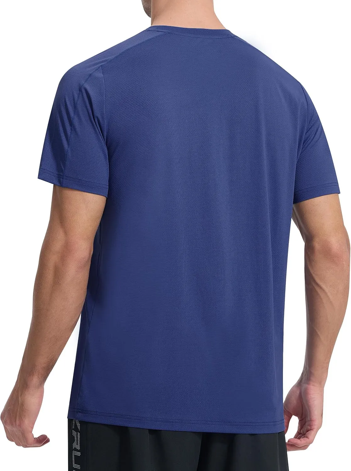 EZRUN Men's Lightweight Short Sleeve T-Shirt Quick Dry Workout Running Athletic Swim Shirts Fishing Rash Guard