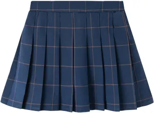 Favorland Little Girls Kids Uniform Pleated Skorts Summer Party School Tennis Skirts