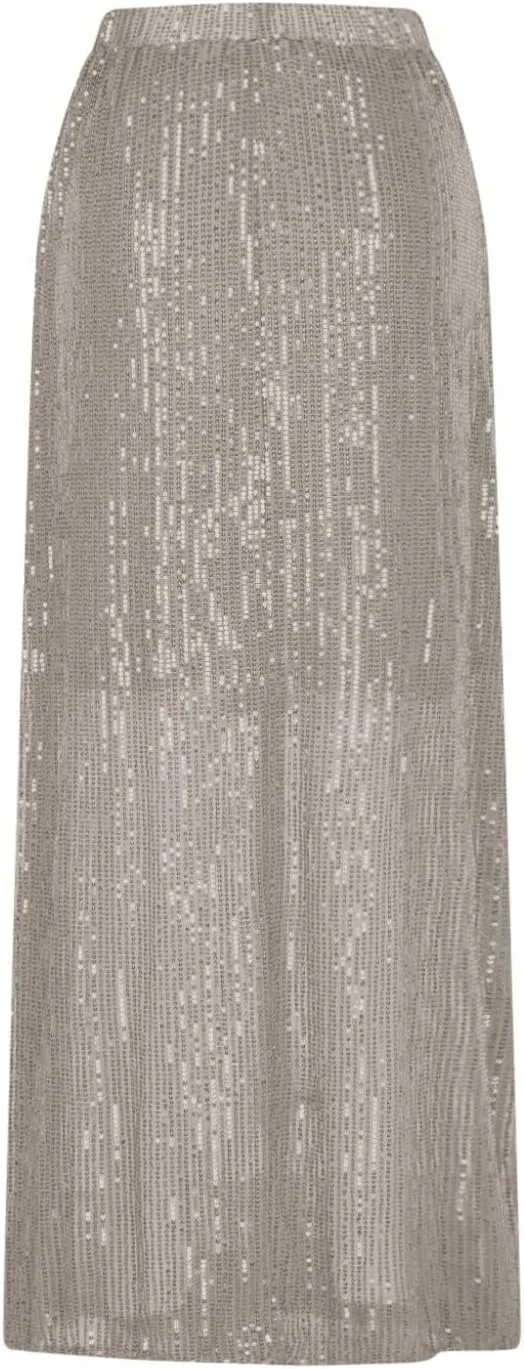 for Women Maxi Long Loose Fit Sequin Sparkly Glitter Basic Skorts Women 2025 Fashion Y2K