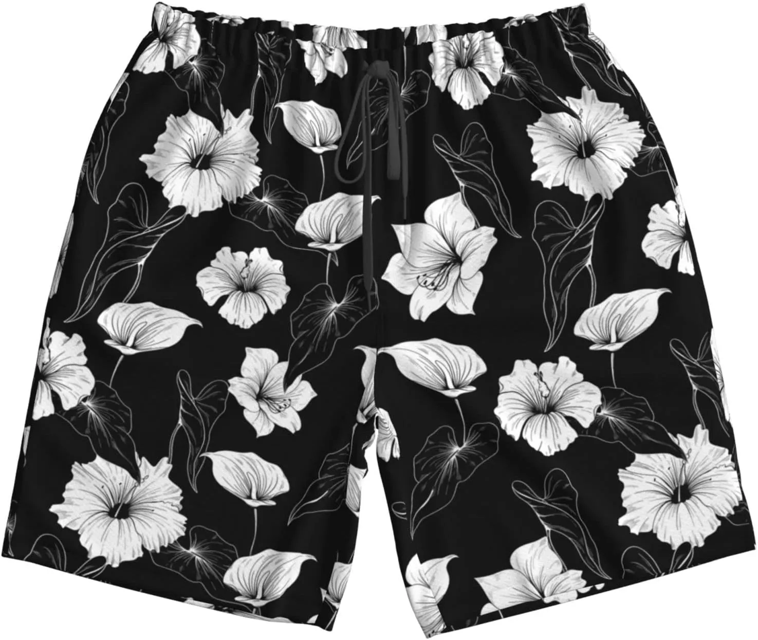 FREEHOTU Men's Swim Trunks Beach Board Shorts Quick Dry Swimwear Sports with Pockets