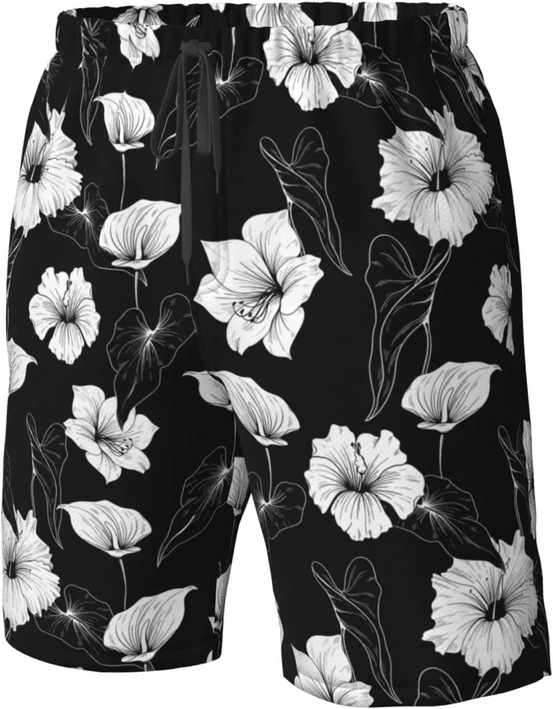 FREEHOTU Men's Swim Trunks Beach Board Shorts Quick Dry Swimwear Sports with Pockets