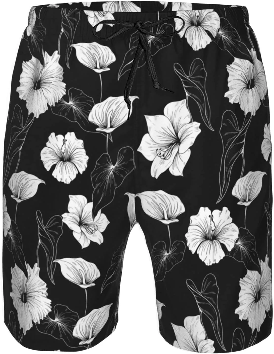 FREEHOTU Men's Swim Trunks Beach Board Shorts Quick Dry Swimwear Sports with Pockets