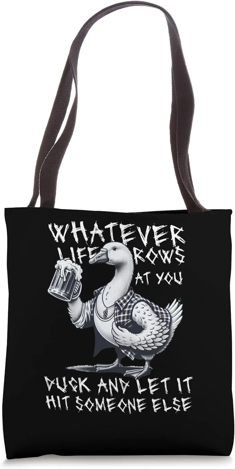 Funny Rubber Duck Funny Quote Graphic For Men Women Kids Tote Bag