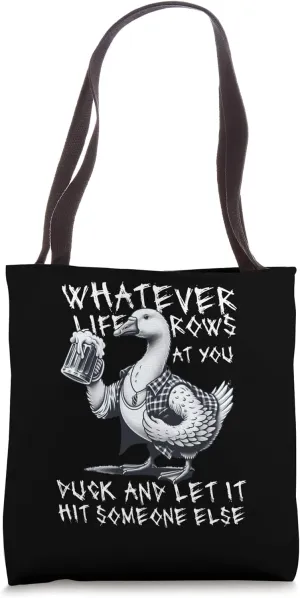 Funny Rubber Duck Funny Quote Graphic For Men Women Kids Tote Bag