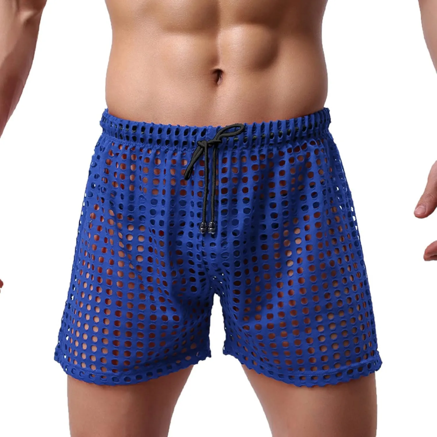 GIERIDUC Men Shapewear Tummy Control Bodysuit Mens Mesh See Through Underwear Mens Balls Out Underwear Birthday Gift For Him