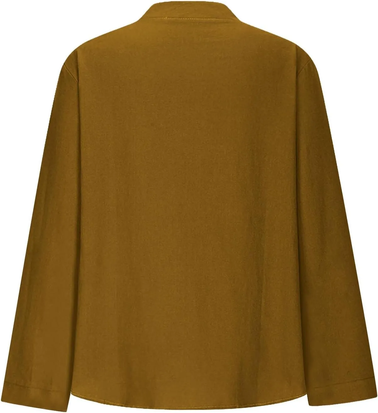 Going Out Tops for Women V Neck Long Sleeve Top Button Down Plain Blouses Cotton Loose Fit Shirts Womens Fashion