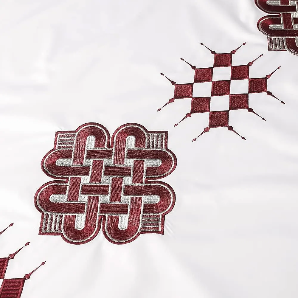 HD African Mens Apparel Agbada Clothing Embroidery Dashiki Shirts and Pants Outfits 3 Pieces