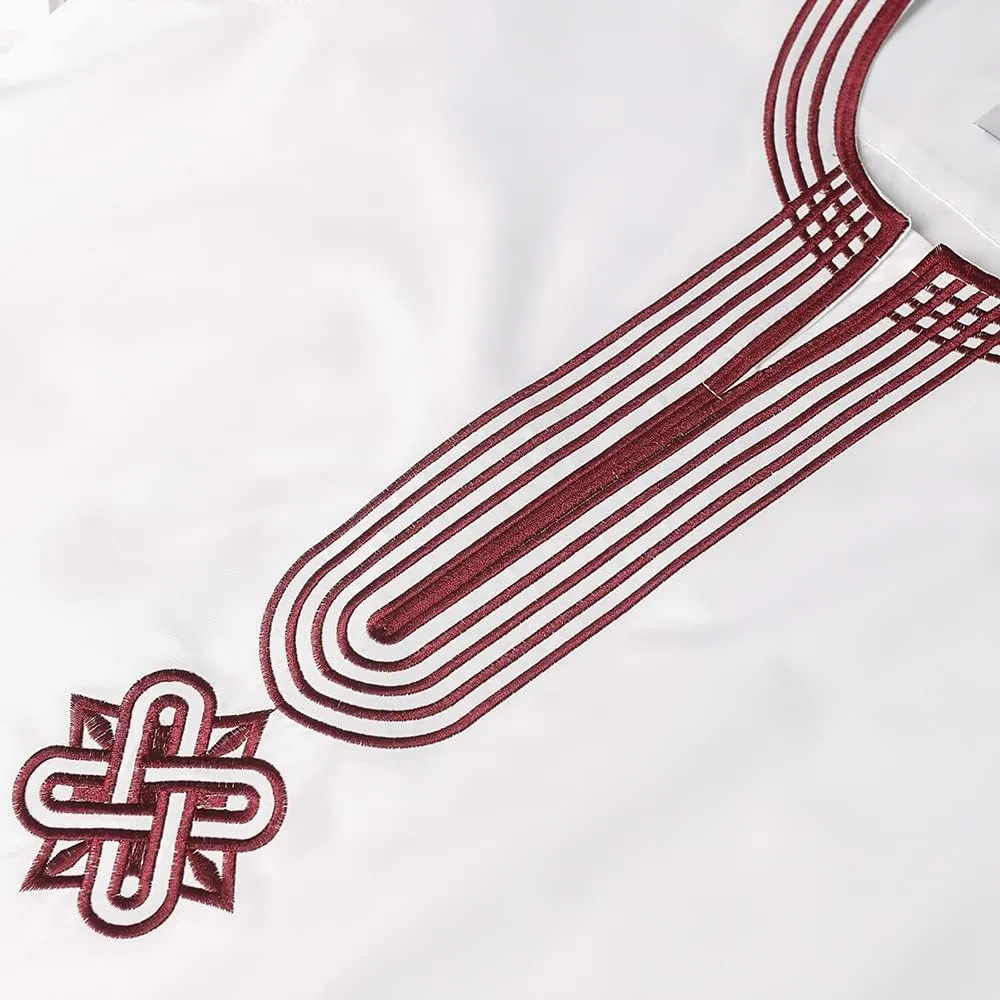 HD African Mens Apparel Agbada Clothing Embroidery Dashiki Shirts and Pants Outfits 3 Pieces