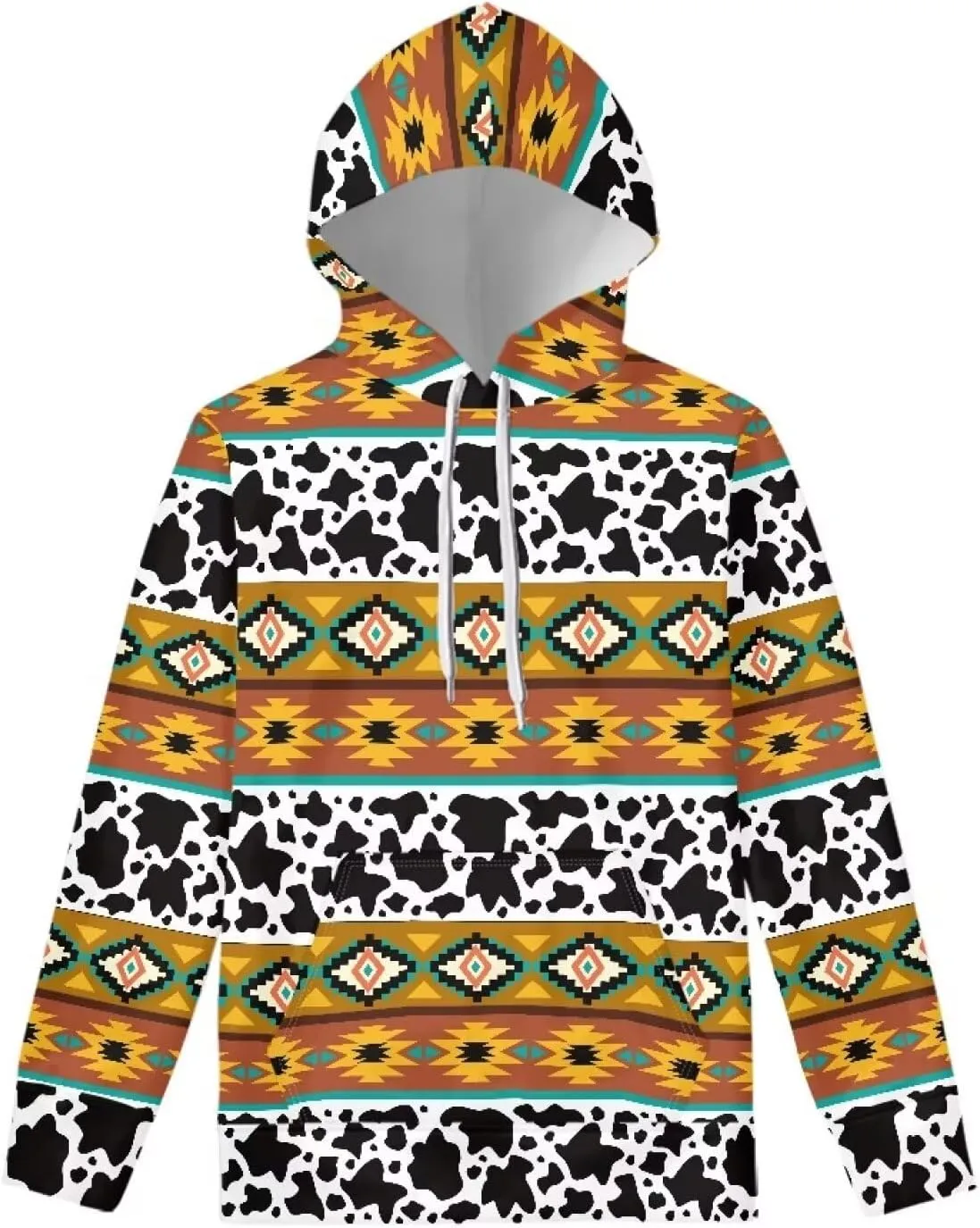 Howilath Womens Plus Size Hoodies Tops, Colorful Splash Galaxy Hoody Tie-dye Puppy Dogs Long Sleeve Shirts fall Tunic Tops