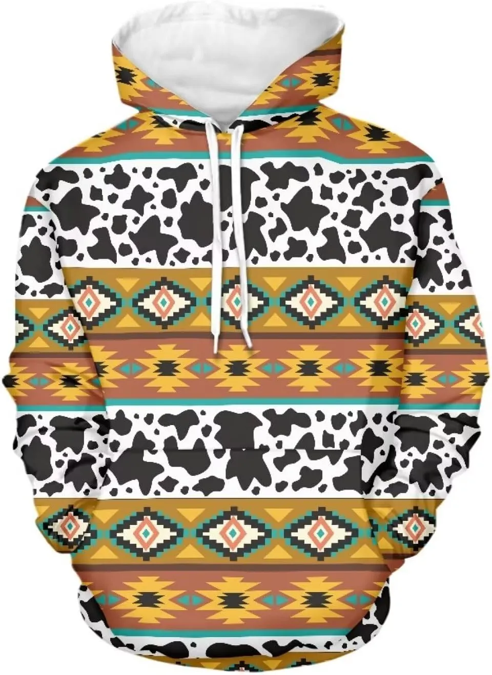 Howilath Womens Plus Size Hoodies Tops, Colorful Splash Galaxy Hoody Tie-dye Puppy Dogs Long Sleeve Shirts fall Tunic Tops