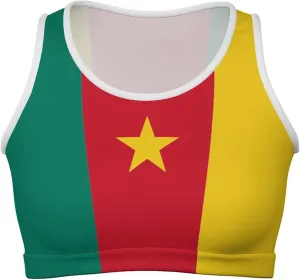 Jamaican Flag Basic Crop Tank Tops Sleeveless Soft Crop Top for Women