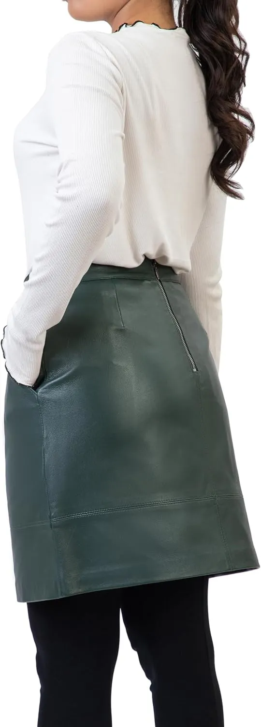 Jild Leather Skirts for Women High Waisted Skirt Mini Skirts for Women