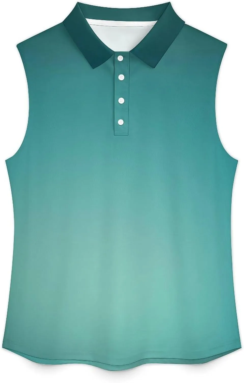 JooMeryer Women Golf Shirt Sleevless Lapel Collar Button Up Quick Dry Tank Top Polo Shirts