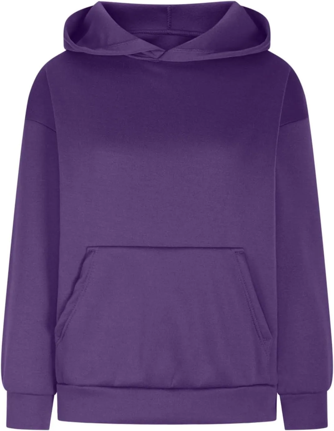 Lastesso Hoodies for Women Fleece Fall Warm Sweatshirts Trendy Solid Loose Pullovers Oversized Comfy Clothes with Pockets
