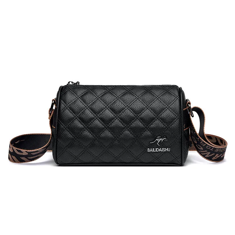 Leather small bag for women new style trendy leather crossbody bag fashionable soft leather shoulder bag