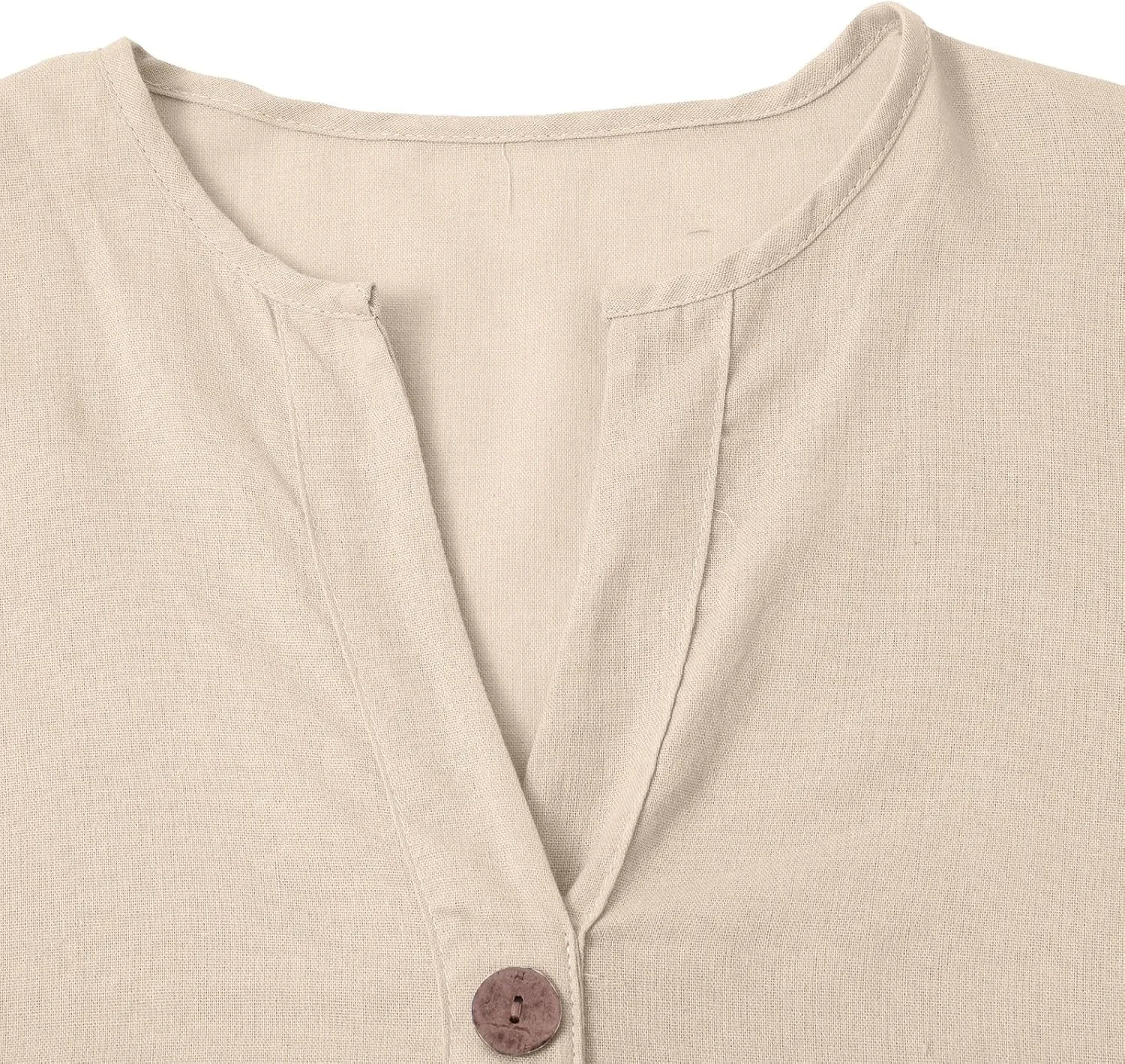 Linen Shirts for Women 2025 Summer Button Down Short Sleeve Loose Fit Shirts Fashion Boho Casual Beach Tops