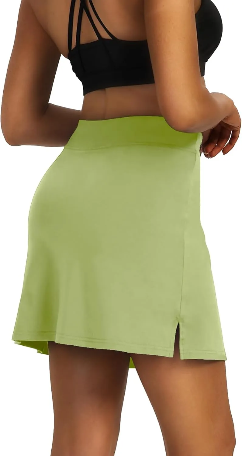 LXNMGO Women's Active Athletic Skort Lightweight Tennis Skirt for Women Summer Golf Workout Running Sports Skorts with Pocket