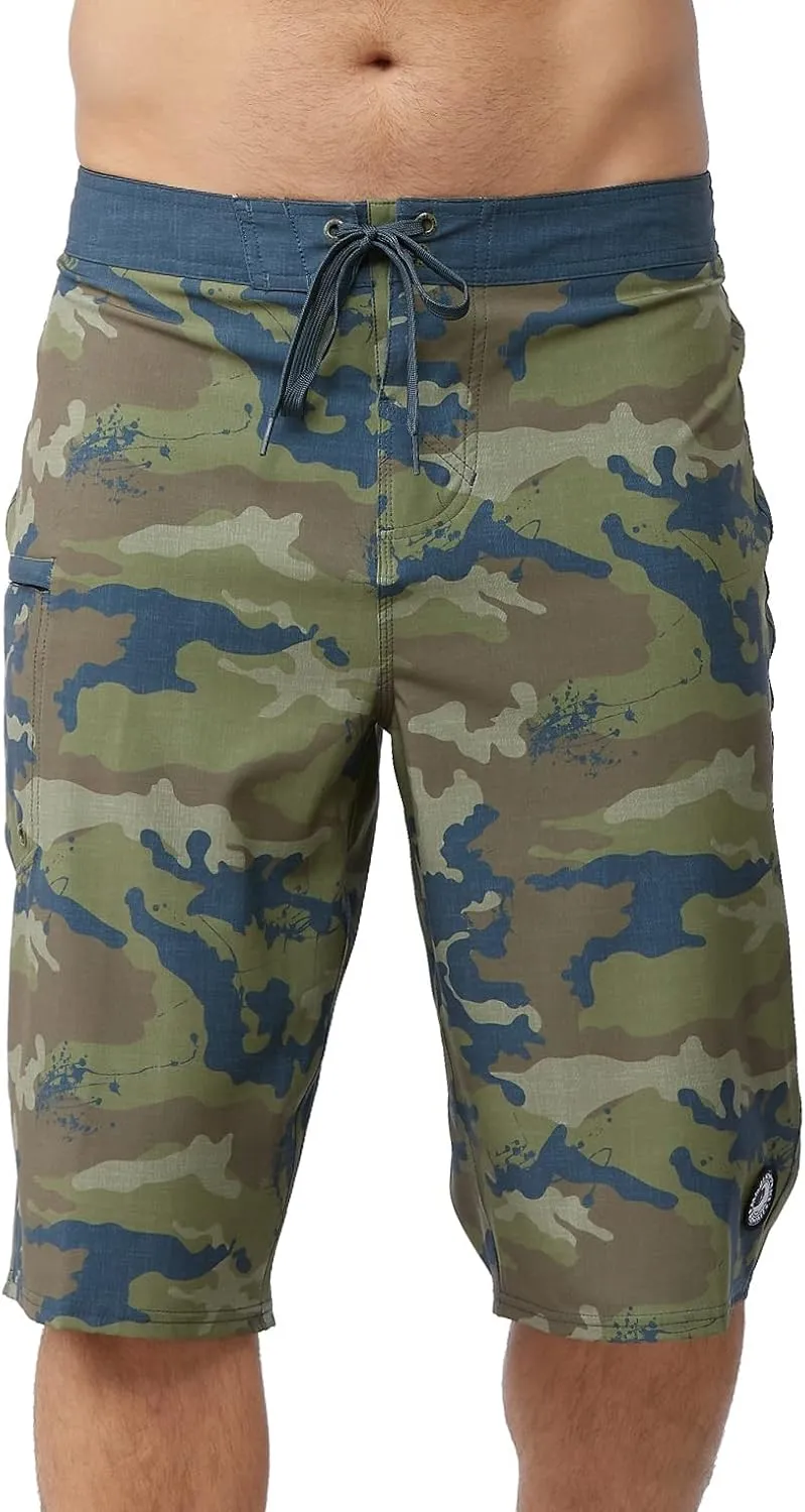 Maui Rippers Very Long 4 Way Stretch Boardshorts 24 Inch Outseam