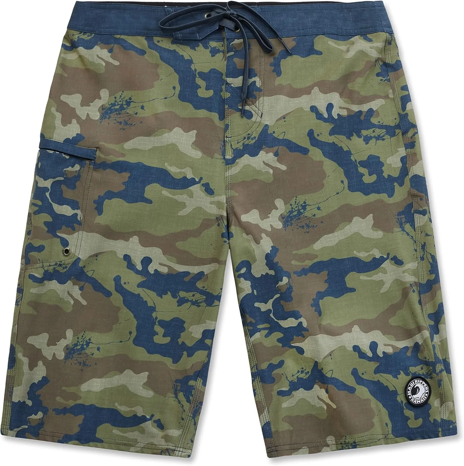 Maui Rippers Very Long 4 Way Stretch Boardshorts 24 Inch Outseam