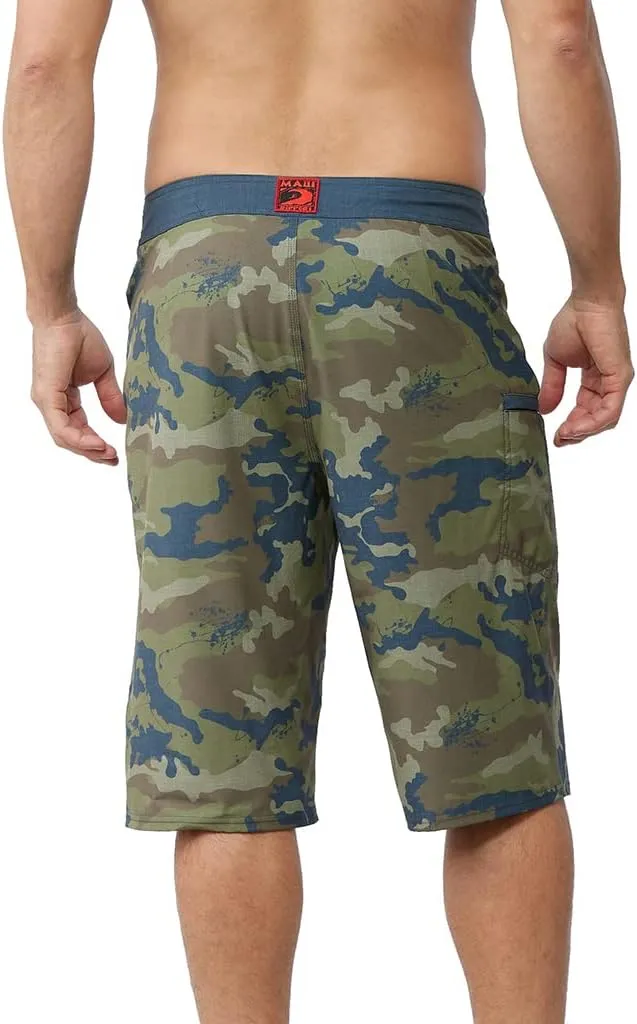 Maui Rippers Very Long 4 Way Stretch Boardshorts 24 Inch Outseam