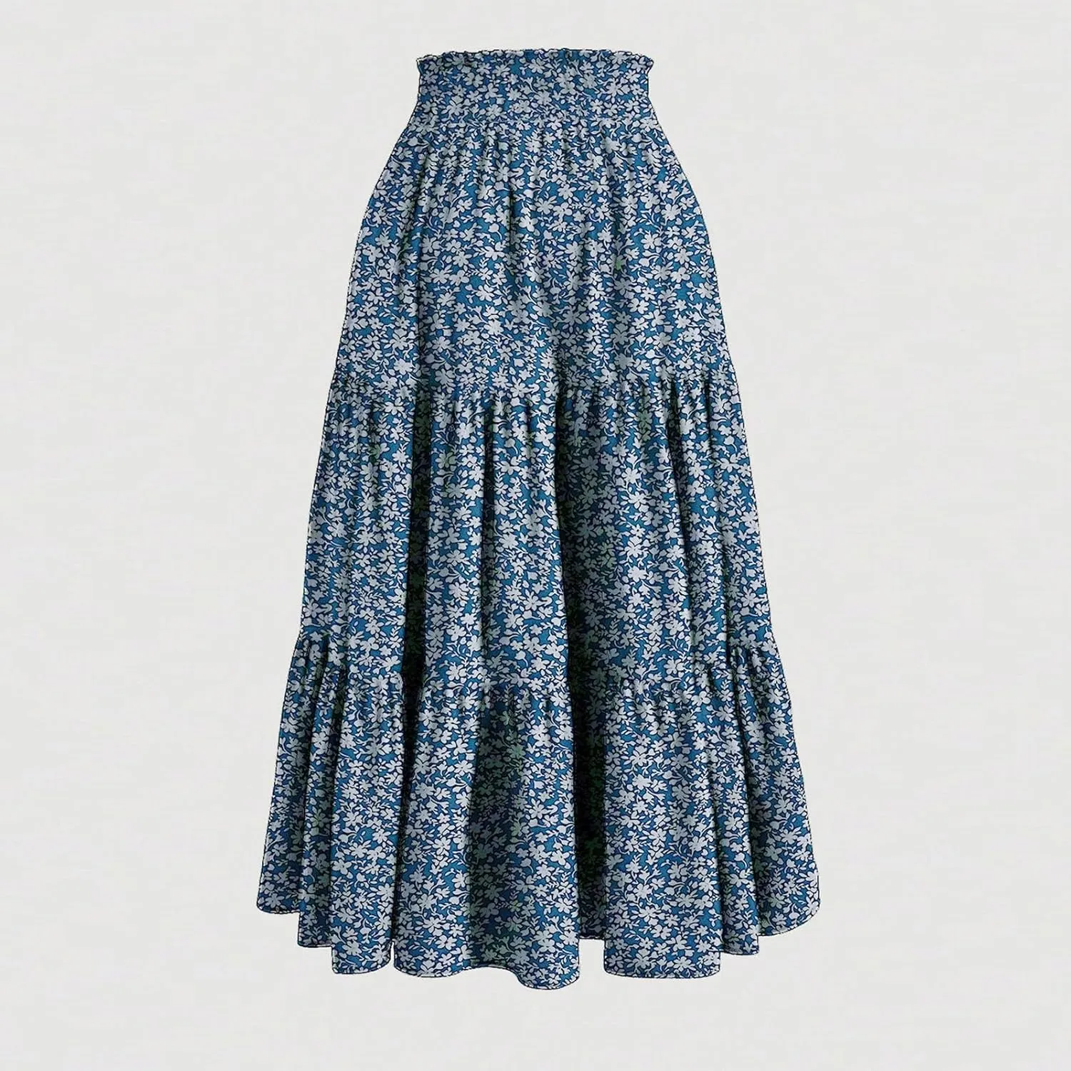 Maxi Skirt for Women 2025 Maxi Spring Flowy Boho Comfy Tiered Western Womens Midi Skirts