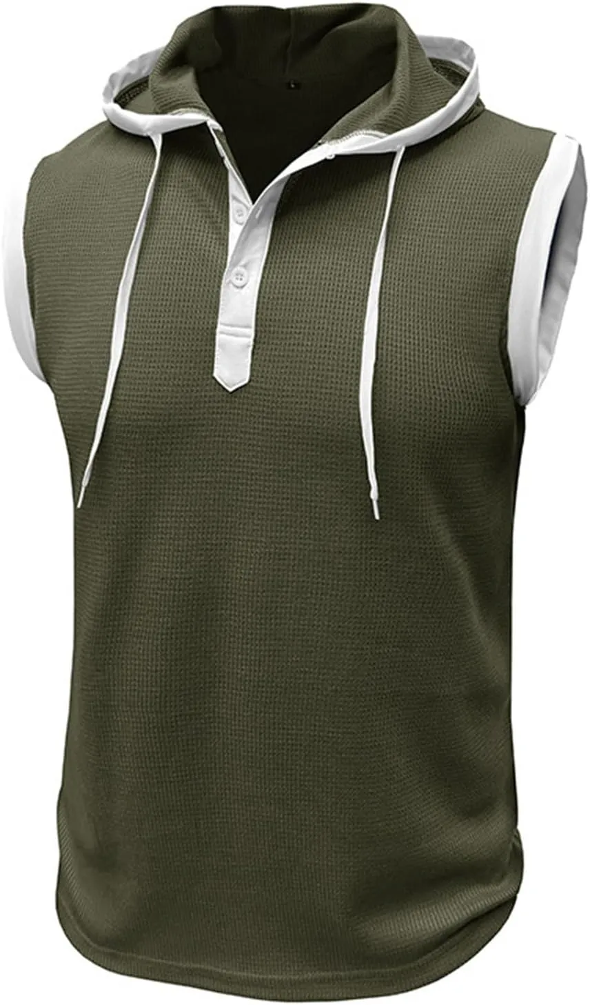 Men's Active Muscle Gym Tops Athletic Sleeveless Shirt Quick Dry Outdoor Bodybuilding Relaxed Fit Tees