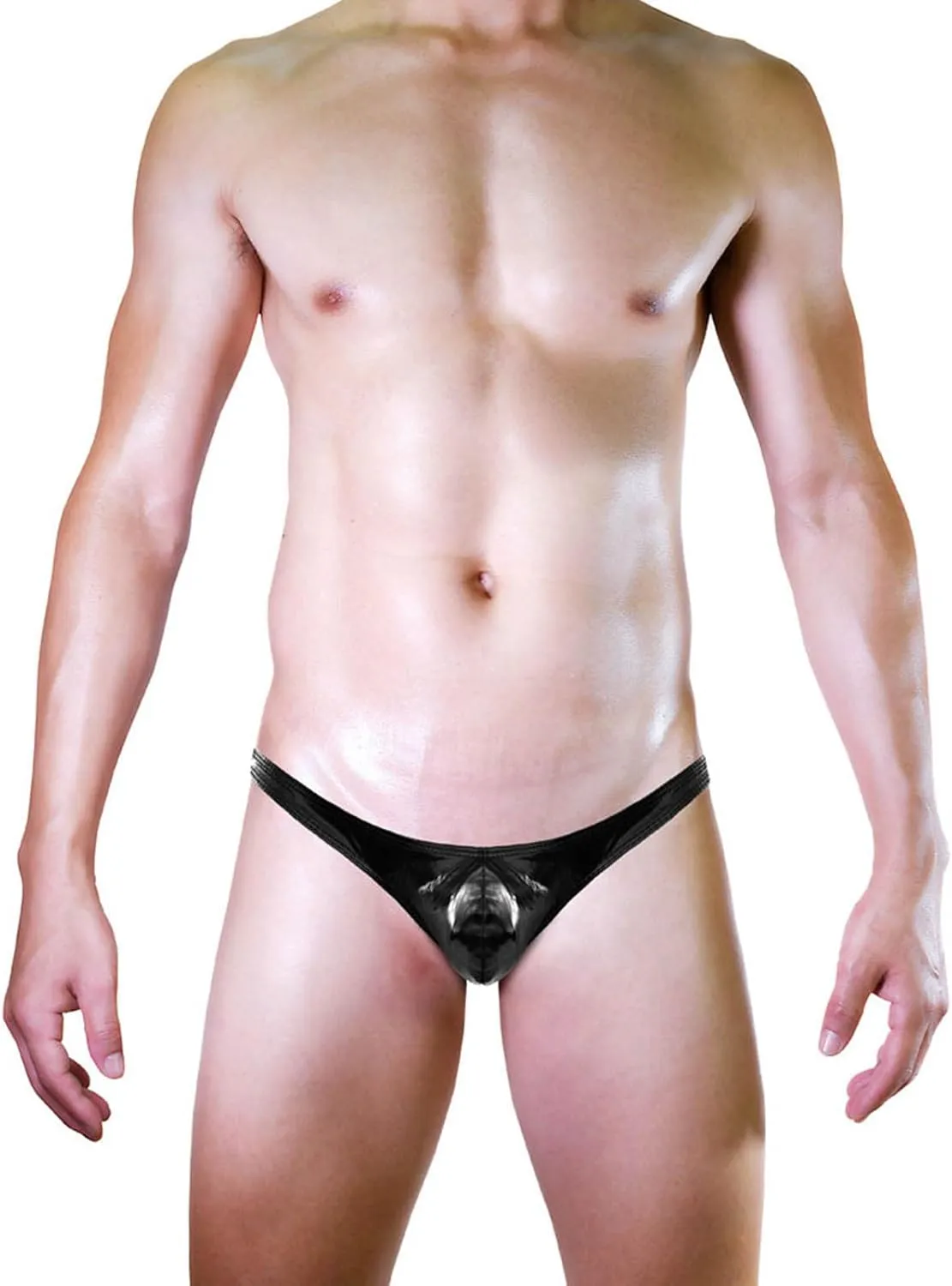 Men's Faux Leather PU Flying Bird Large Bag Thong Y Thong