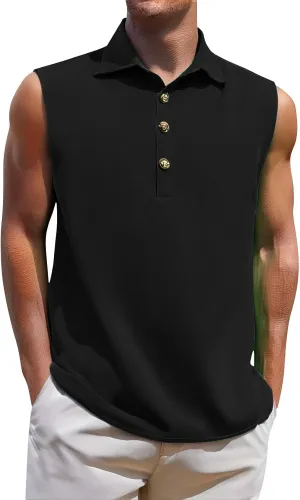Mens Quick Dry Workout Tank Tops Relaxed Fit Muscle Gym Shirt Breathable Cool Running Athletic Tees