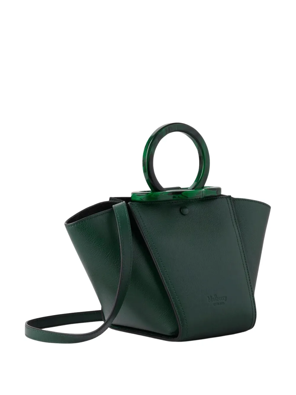 Mini Rider's Top Handle Silky Calf (Mulberry Green)