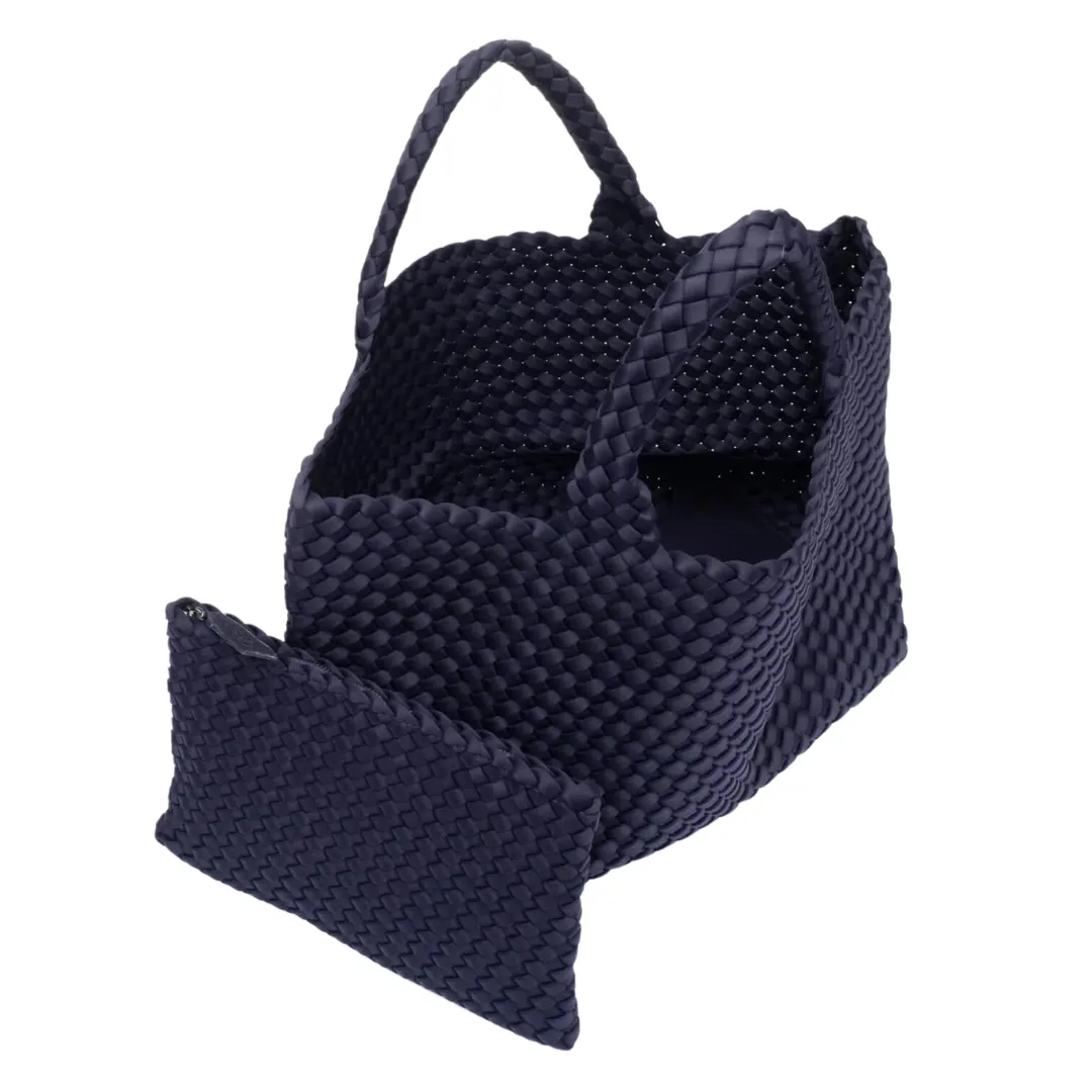 Naghedi St. Barths Medium Tote - Ink Blue