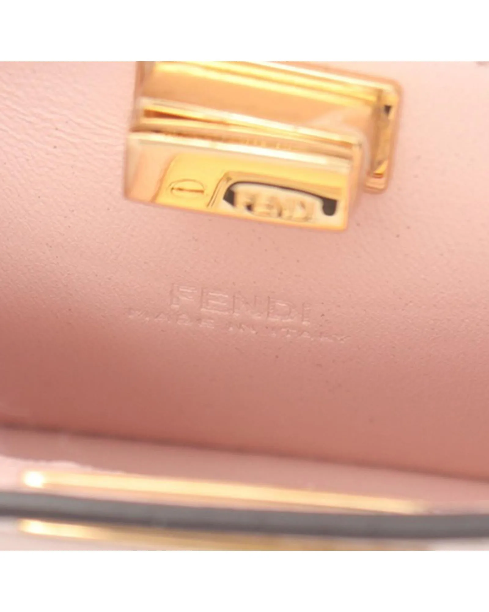 Nano Peekaboo Calfskin ISeeU Maxi Handle Satchel with Metal Top Handle and Twist Lock Closure