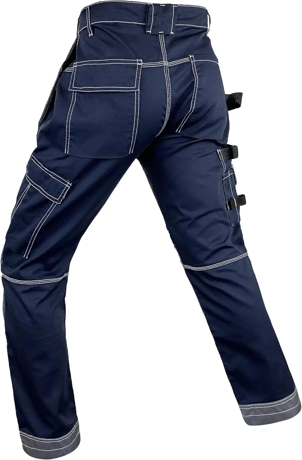 Notus Mens Construction Tactical Carpenter Multi-Pockets Cordura Knee and Holster Pockets Reinforced Work Pants