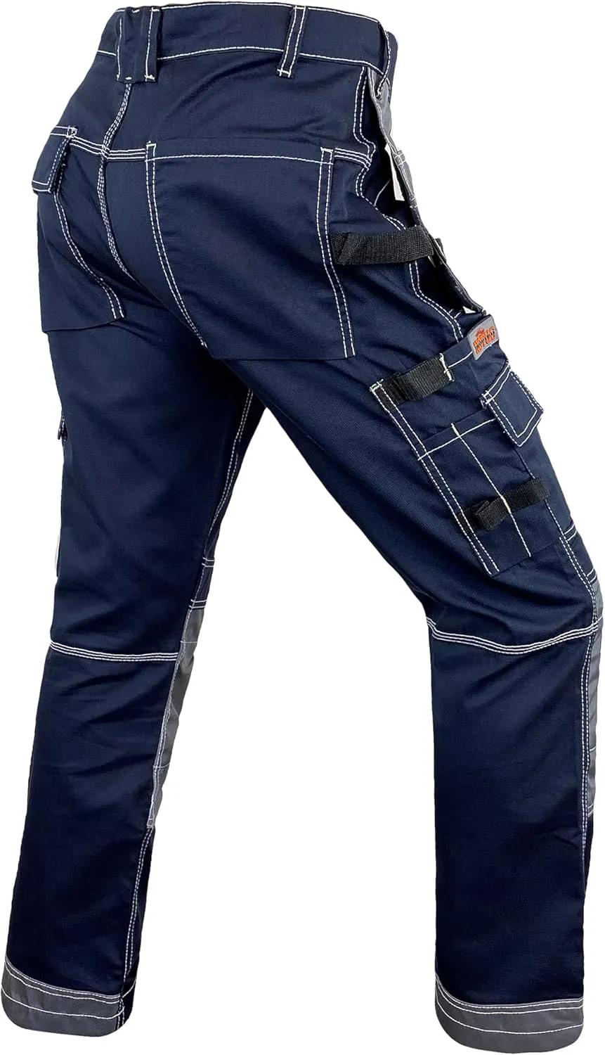 Notus Mens Construction Tactical Carpenter Multi-Pockets Cordura Knee and Holster Pockets Reinforced Work Pants